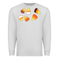 Dove Grey candy corn Premium Sweatshirt - linhVisuals