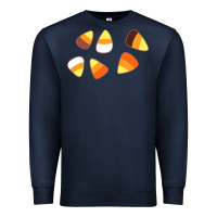 Navy candy corn Premium Sweatshirt - linhVisuals