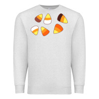 Oatmeal Heather candy corn Premium Sweatshirt - linhVisuals