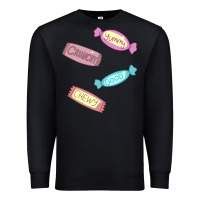 Black candy pieces Premium Sweatshirt - linhVisuals