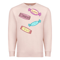 Pale Pink candy pieces Premium Sweatshirt - linhVisuals
