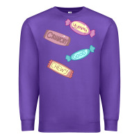 Purple candy pieces Premium Sweatshirt - linhVisuals
