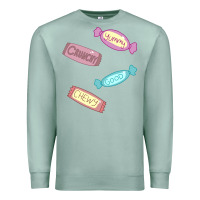 Seafoam candy pieces Premium Sweatshirt - linhVisuals