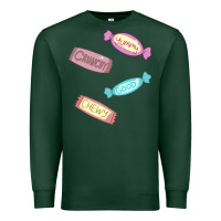 Sports Green candy pieces Premium Sweatshirt - linhVisuals
