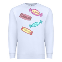White candy pieces Premium Sweatshirt - linhVisuals