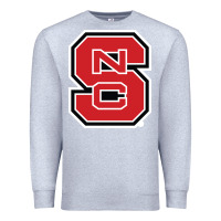 Heather Grey north carolina state Premium Sweatshirt - linhVisuals