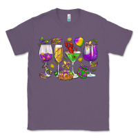 Lavender Mardi Gras wine glasses Classic Tee - HowdyJamesFarm