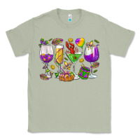 Matcha Mardi Gras wine glasses Classic Tee - HowdyJamesFarm