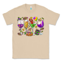 Mushroom Mardi Gras wine glasses Classic Tee - HowdyJamesFarm
