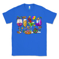 True Royal Mardi Gras wine glasses Classic Tee - HowdyJamesFarm