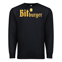 Black #bitburger Premium Sweatshirt - linhVisuals
