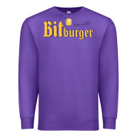 Purple #bitburger Premium Sweatshirt - linhVisuals