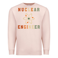 Pale Pink nuclear engineering quote Premium Sweatshirt - linhVisuals