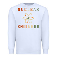 White nuclear engineering quote Premium Sweatshirt - linhVisuals