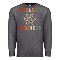 Charcoal Heather nuclear engineering quote Premium Sweatshirt - linhVisuals