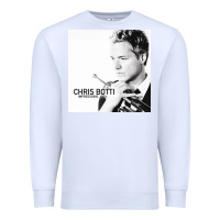 White Chris Botti Premium Sweatshirt - linhVisuals