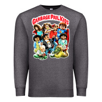 Charcoal Heather garbage pail kids Premium Sweatshirt - linhVisuals