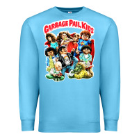 Ocean Blue garbage pail kids Premium Sweatshirt - linhVisuals