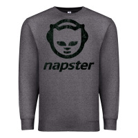 Charcoal Heather napster    napster Premium Sweatshirt - linhVisuals
