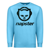 Ocean Blue napster    napster Premium Sweatshirt - linhVisuals