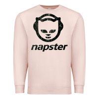 Pale Pink napster    napster Premium Sweatshirt - linhVisuals