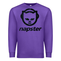 Purple napster    napster Premium Sweatshirt - linhVisuals