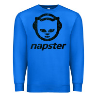 True Royal napster    napster Premium Sweatshirt - linhVisuals