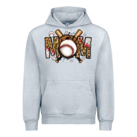 Heather Grey baseball mom Urban Hoodie - Jasminsmagicworld
