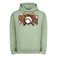 Pigment Oil Green baseball mom Urban Hoodie - Jasminsmagicworld