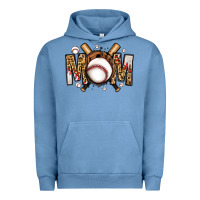 Pigment Pebble Blue baseball mom Urban Hoodie - Jasminsmagicworld