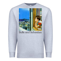 Heather Grey belle and sebastian 90s style fanart design Premium Sweatshirt - linhVisuals