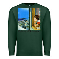 Sports Green belle and sebastian 90s style fanart design Premium Sweatshirt - linhVisuals