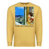 Antique Gold belle and sebastian 90s style fanart design Premium Sweatshirt - linhVisuals