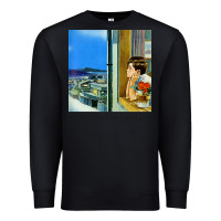 Black belle and sebastian 90s style fanart design Premium Sweatshirt - linhVisuals