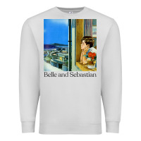 Dove Grey belle and sebastian 90s style fanart design Premium Sweatshirt - linhVisuals