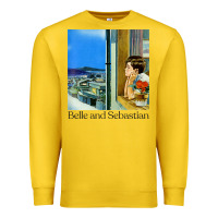 Lemon belle and sebastian 90s style fanart design Premium Sweatshirt - linhVisuals