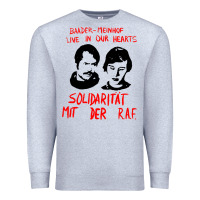 Heather Grey baader–meinhof raf original 70s design Premium Sweatshirt - linhVisuals
