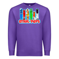 Purple otter pops anime character Premium Sweatshirt - linhVisuals