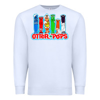 White otter pops anime character Premium Sweatshirt - linhVisuals