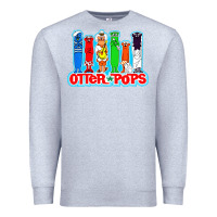 Heather Grey otter pops anime character Premium Sweatshirt - linhVisuals