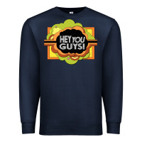 Navy hey you guys   the electric company Premium Sweatshirt - linhVisuals
