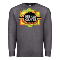 Charcoal Heather hey you guys   the electric company Premium Sweatshirt - linhVisuals