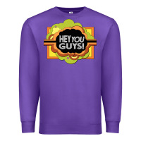 Purple hey you guys   the electric company Premium Sweatshirt - linhVisuals