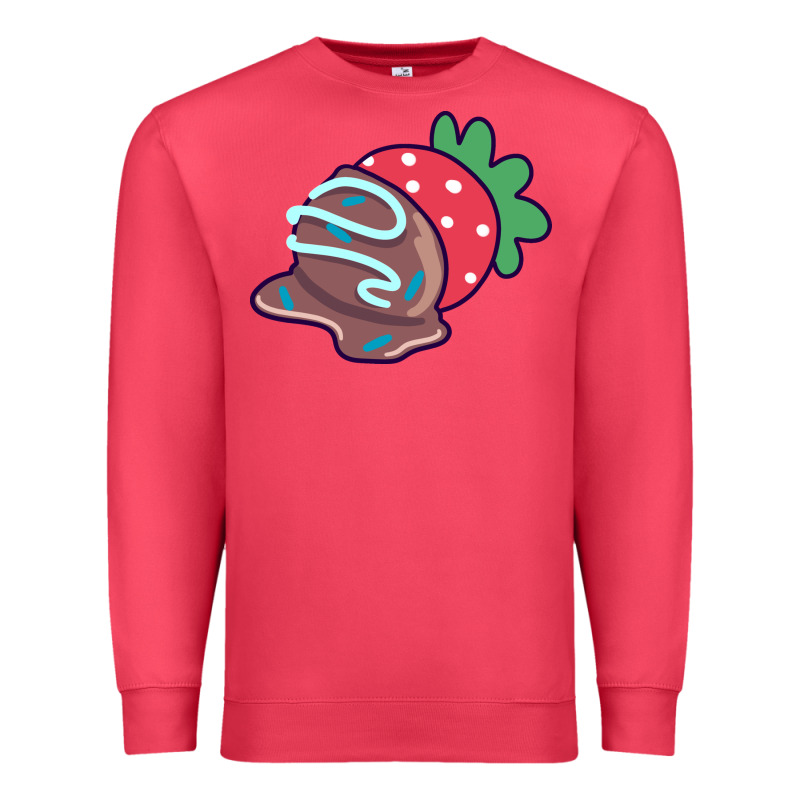 Chocolate Covered Strawberry Premium Sweatshirt by linhVisuals | Teevron