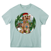 Arona Cockapoo Christmas Heavy Core Tee - RanaPortraitStore