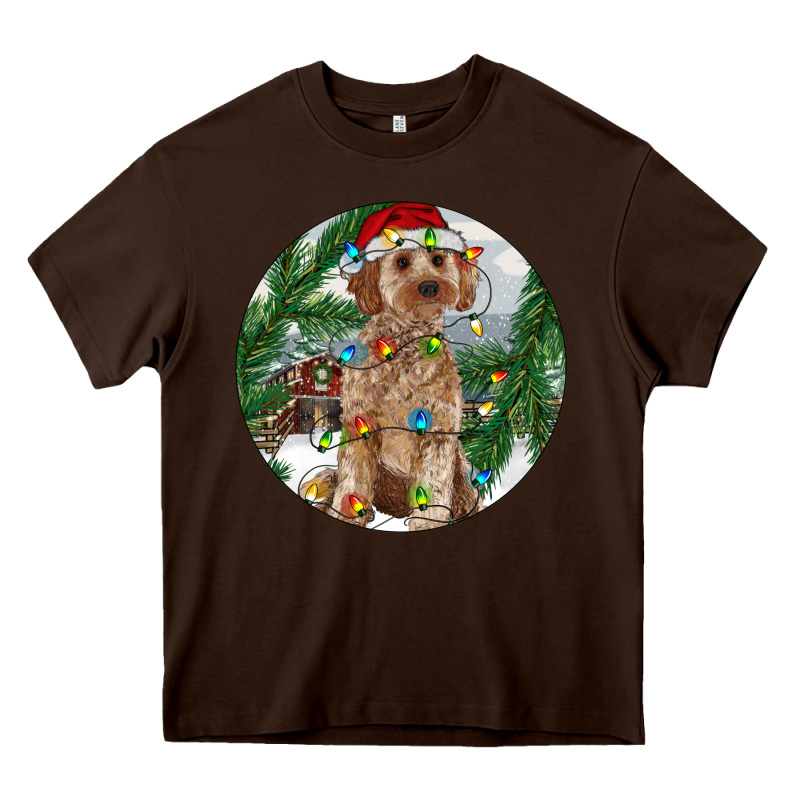 Cockapoo Christmas Heavy Core Tee by RanaPortraitStore | Teevron