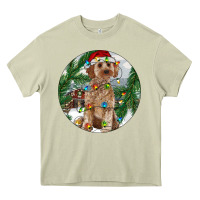 Mossy Cockapoo Christmas Heavy Core Tee - RanaPortraitStore