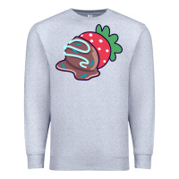 Heather Grey chocolate covered strawberry Premium Sweatshirt - linhVisuals