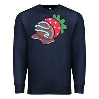 Navy chocolate covered strawberry Premium Sweatshirt - linhVisuals