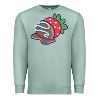 Seafoam chocolate covered strawberry Premium Sweatshirt - linhVisuals